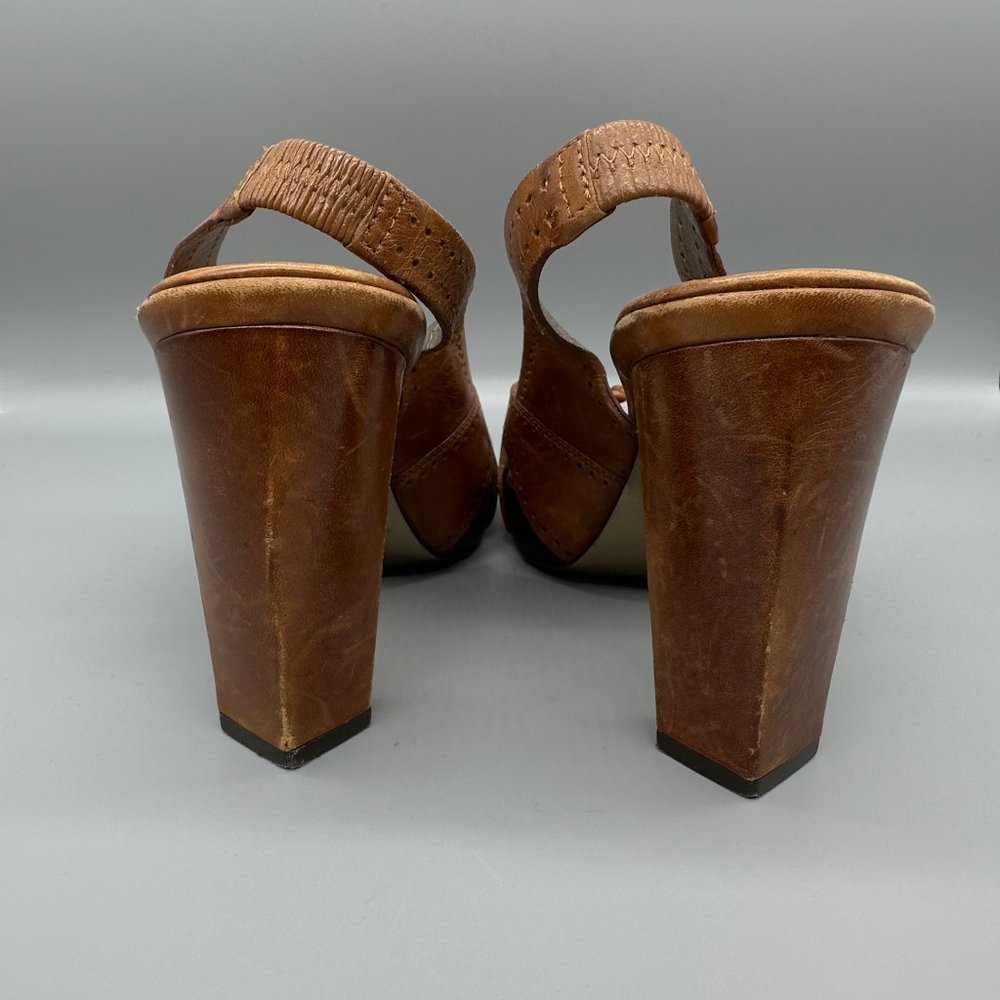 Diane Von Furstenberg DVF platform slingback heels - Picture 3 of 5